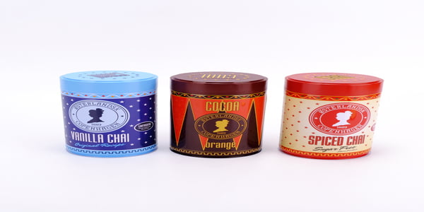 Coffee and Milk Power Tins