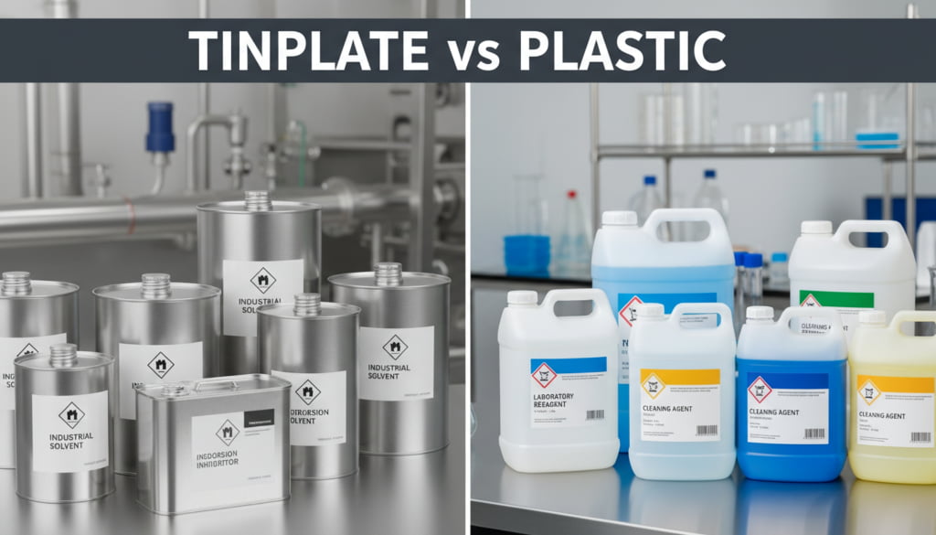 Tinplate vs Plastic for Chemical Packaging