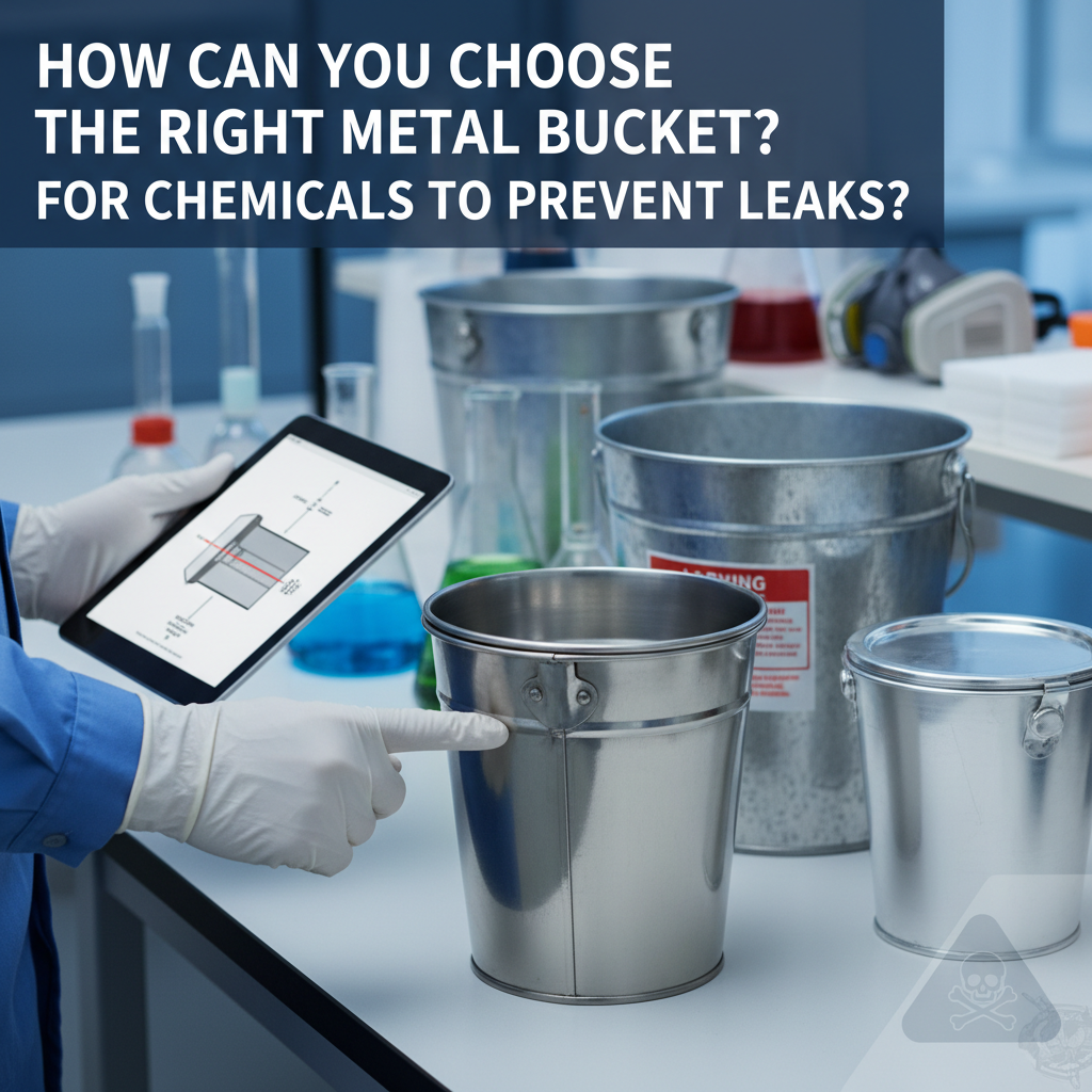 How Can You Choose the Right Metal Bucket for Chemicals to Prevent Leaks?