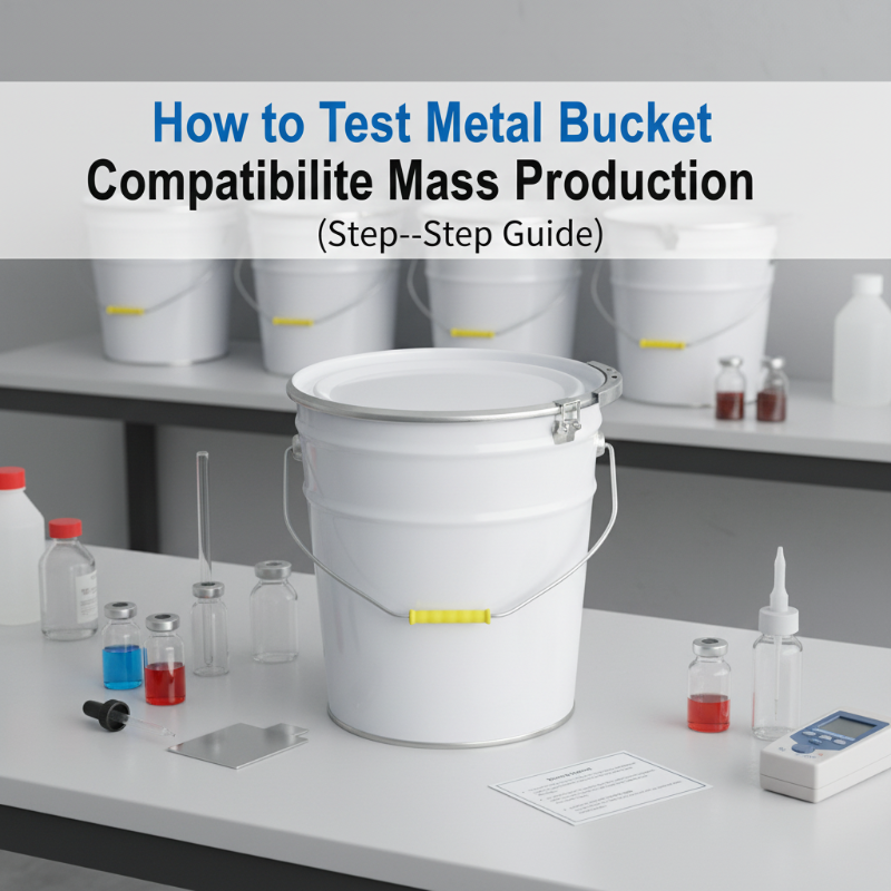 How to Test Metal Bucket Compatibility Before Mass Production (Step-by-Step Guide)