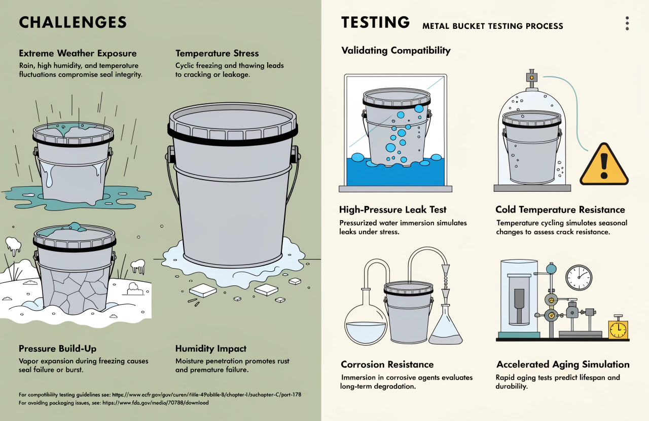 metal bucket testing guide