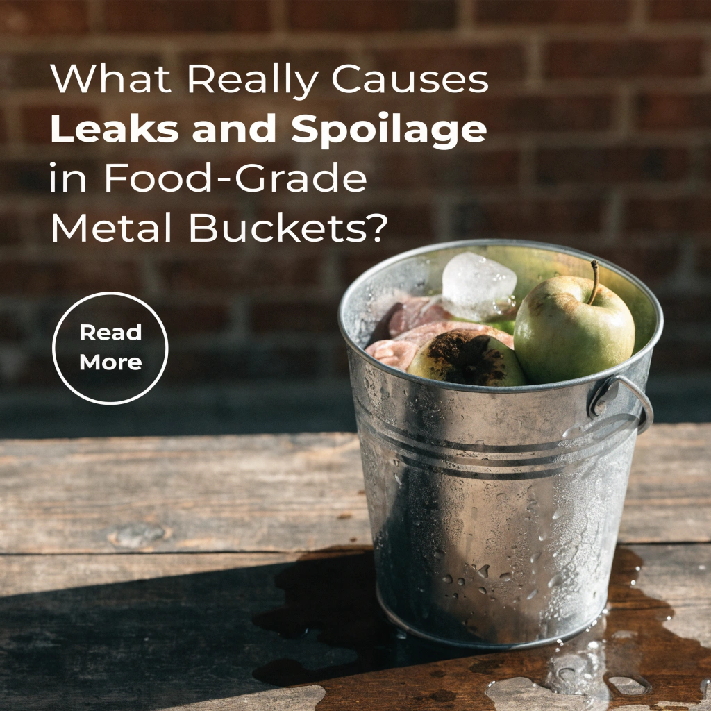 What Really Causes Leaks and Spoilage in Food-Grade Metal Buckets?